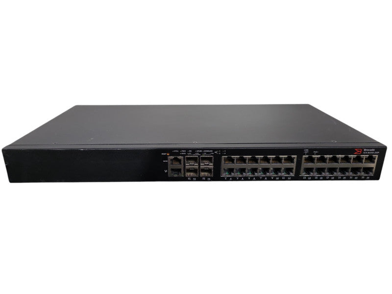 Brocade ICX 6430-24P | 24-Port Gigabit PoE+ Managed Switch w/ 4x SFP !