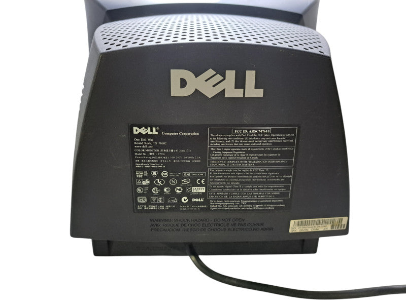 Dell E772c 17" CRT VGA Computer Monitor Retro