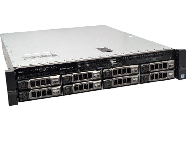 DELL PowerEdge R530 Intel Xeon E5-2623 v4 16GB RAM 8x 4TB HDDs H730 mini -