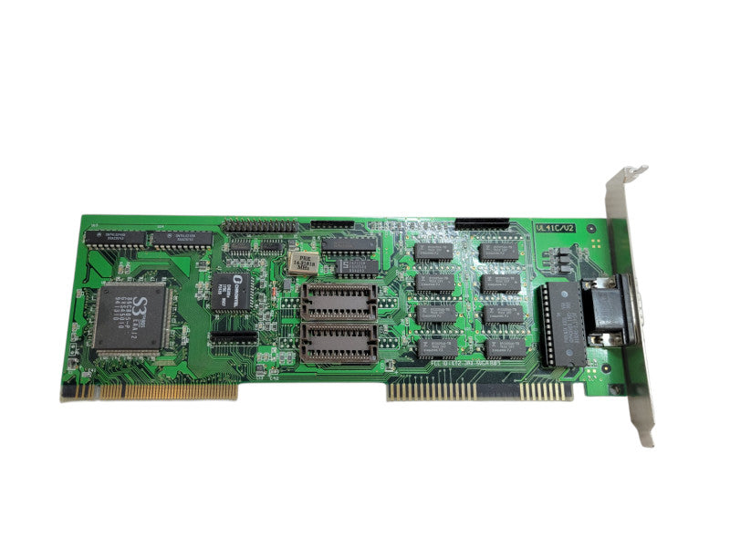 Vintage Jaton S3 VL41C/V2 VLB 1MB VGA ISA/PCI Bridge GRAPHICS CARD %