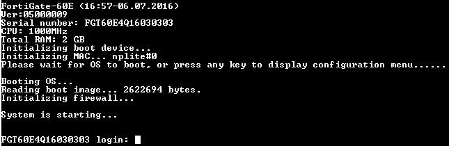 Fortinet Fortigate-60E FG-60E, Network Security Firewall, Factory Reset !