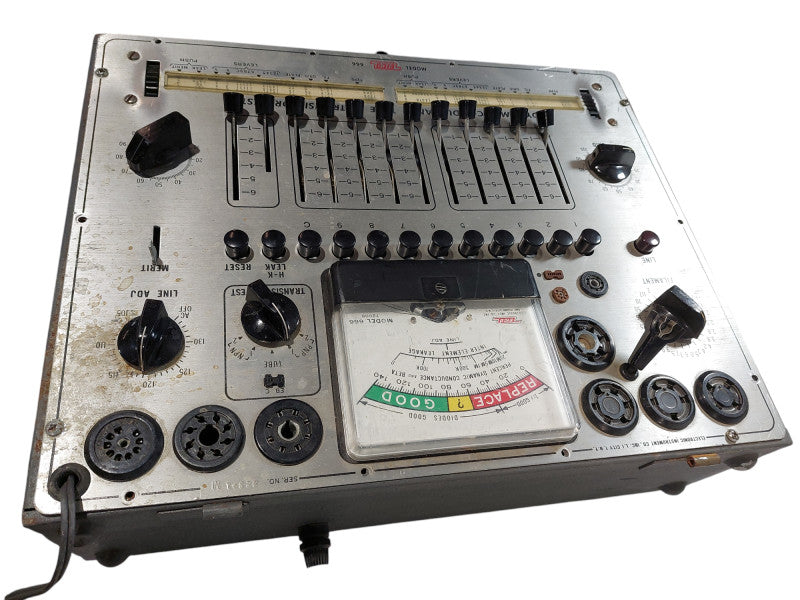 Vintage Vacuum Tube EICO M666 Dynamic Conductance Tube & Transistor Tester  =