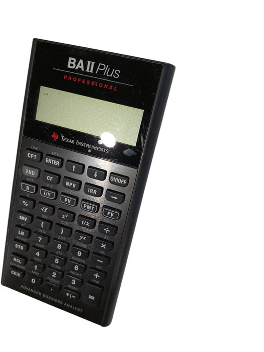 TexasInstruments BA2 Plus Professional Advanced Business Analyst Calculator =