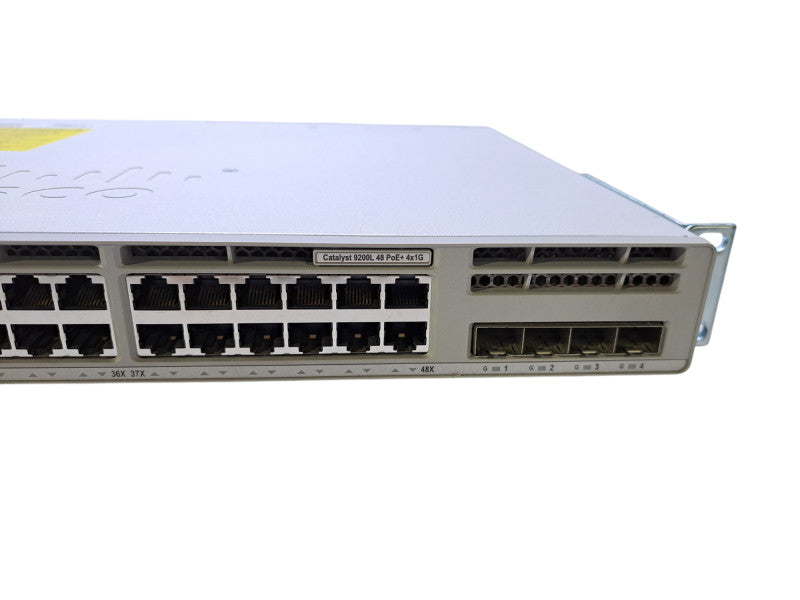 Cisco C9200L-48P-4G-E V01 | 48-Port Gigabit PoE+ Managed Switch w/ 1x PSU
