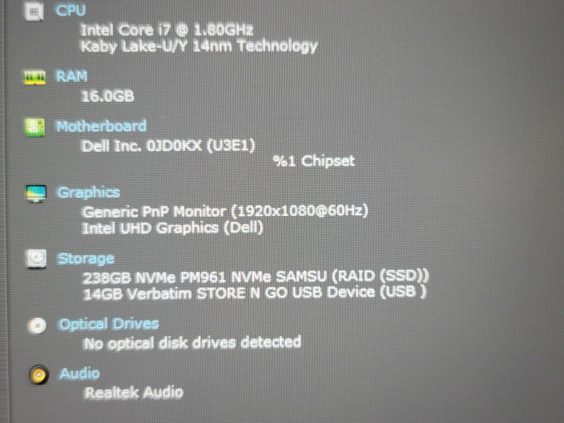 Dell Latitude 5510 i7-10610U 16GB DDR4 256GB SSD  β Lap200