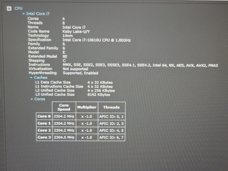 Dell Latitude 5510 i7-10610U 16GB DDR4 256GB SSD  β Lap200