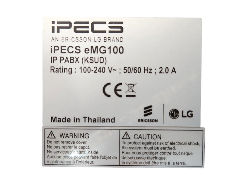 Ericsson-LG iPECS eMG100 Phone System, READ