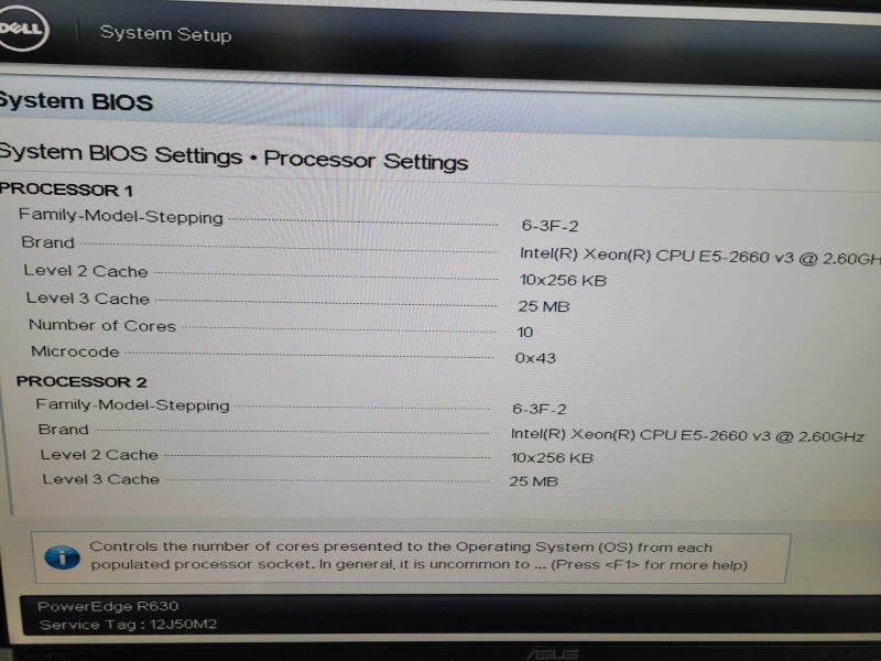 Dell PowerEdge R630 - 2x Xeon E5-2660 v3 32GB DDR4 NO RAID 2x750W PSU %