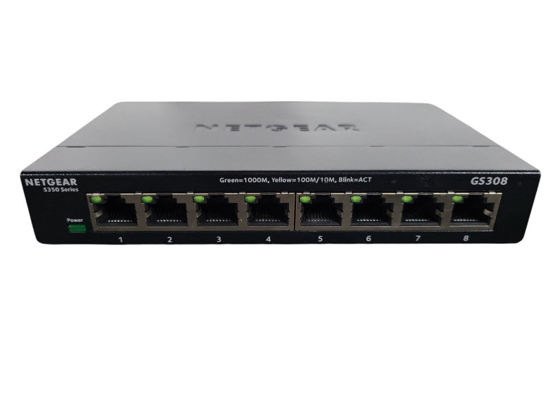 NETGEAR GS308 v3 8-Port Gigabit Ethernet Unmanaged Switch !
