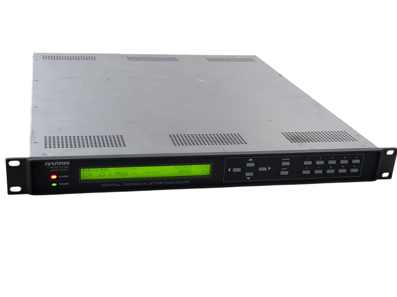HARRIS VIDEOTEK DDM-840 DEMODULATOR/DECODER, READ _