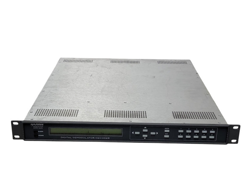 HARRIS VIDEOTEK DDM-840 DEMODULATOR/DECODER, READ _