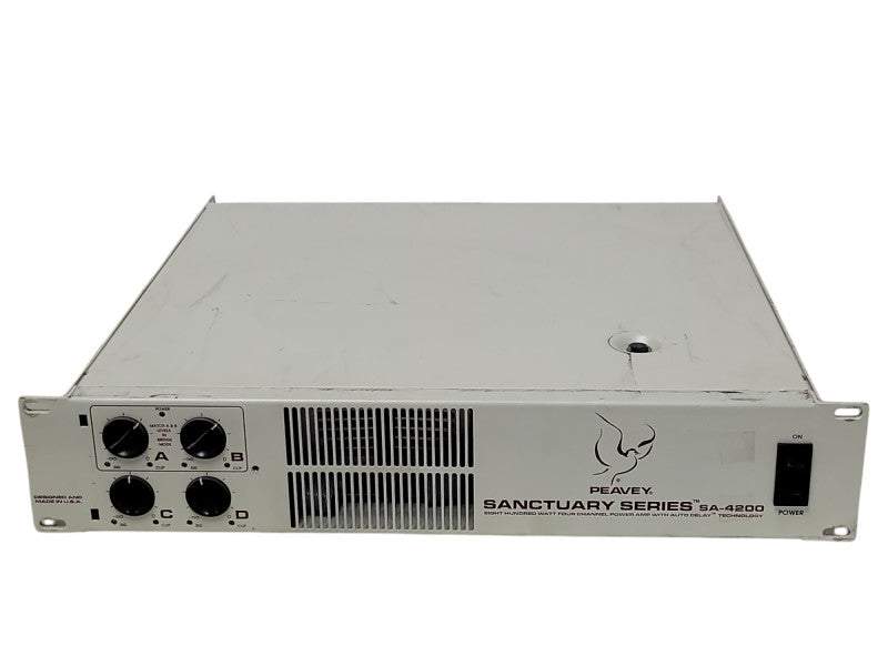 Peavy Sanctuary Series SA-4200 800W Four Channel Power Amp w/ Auto Delay _