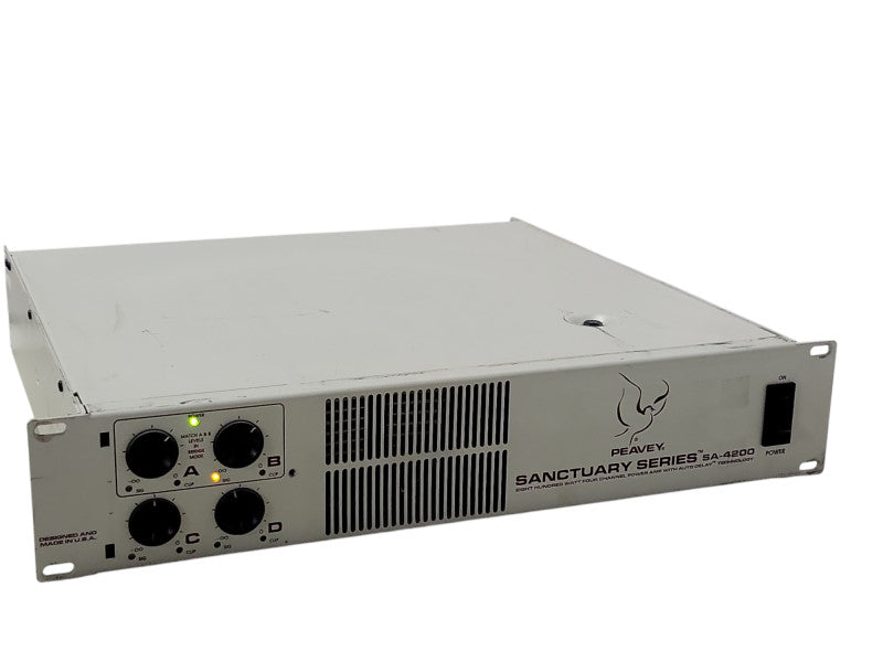 Peavy Sanctuary Series SA-4200 800W Four Channel Power Amp w/ Auto Delay _