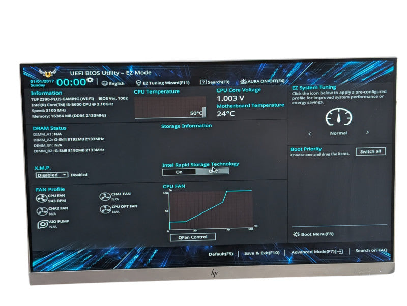 ASUS TUF Gaming Z390-PLUS Wi-Fi Intel Core i5-8600 16GB RAM  -
