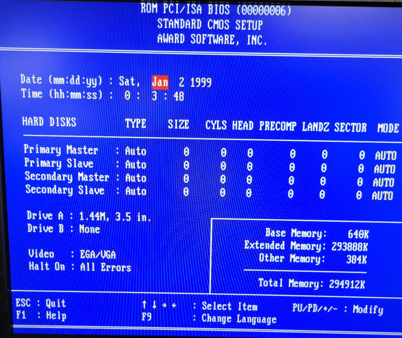 Intel Pentium III @ 500MHz AOpen AX6BC ATX Motherboard 288MB SDRAM %