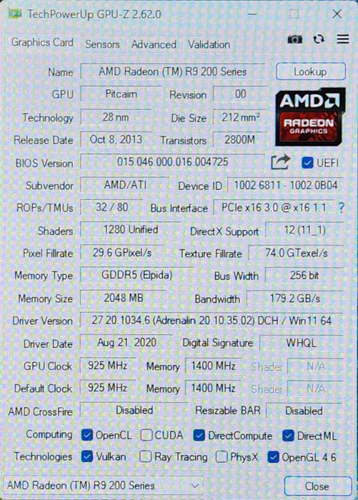 Custom PC/ ASUS PRIME B250M-A, i5-7400, 16GB DDR4, 256GB NVMe, R9 200