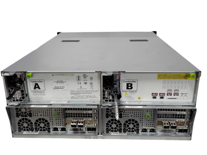 Nimble Storage AF1000-2P-11T-1 48x 2.5" Bays w/ 21x 480GB SSDs, 2x PSU, REA _