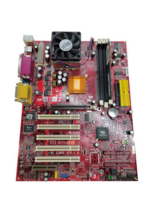 AMD Athlon XP 2200+ @ 1.8GHz MSI KT3 Ultra 2 (MS-6380E) 256MB DDR2 %