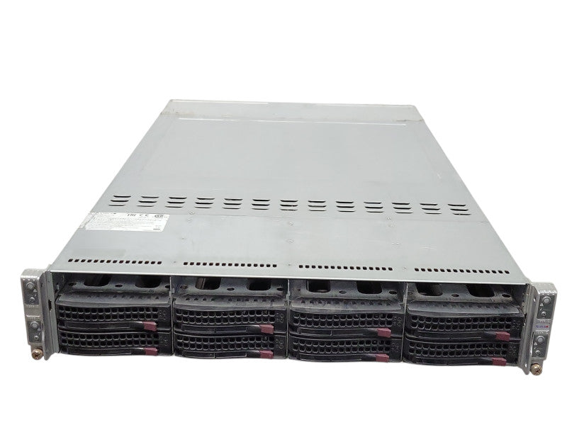 Supermicro 4x Node Server X10DRT-H 8x E5-2650v4 256GB DDR4 2x PSU, SEE _