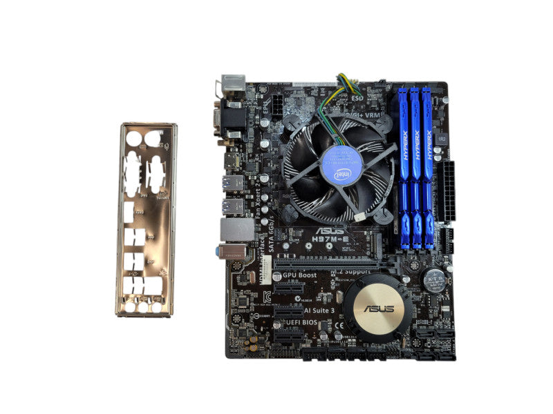 Intel Core i7-4790 ASUS H97M-E 12GB DDR3 + I/O Plate %