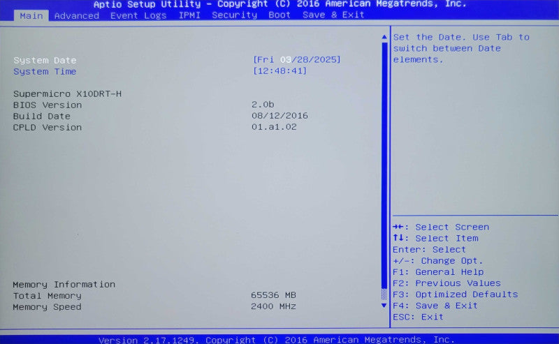 Supermicro 4x Node Server X10DRT-H 8x E5-2650v4 256GB DDR4 2x PSU, SEE _