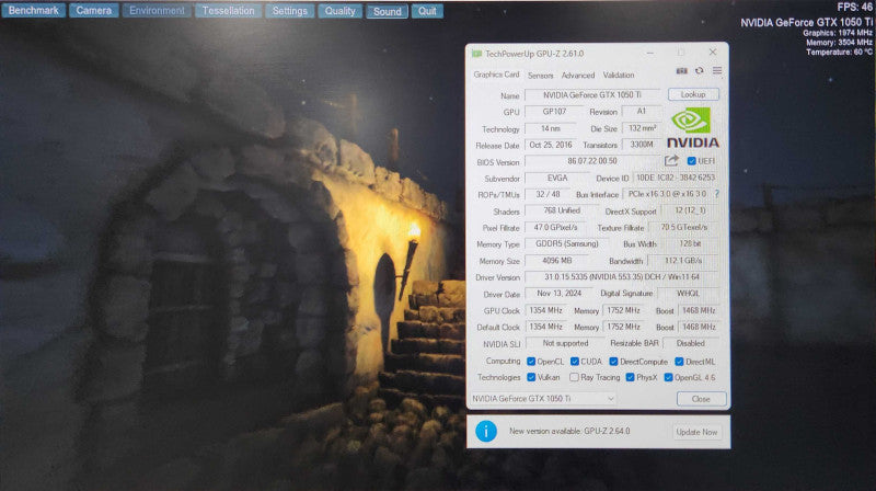 EVGA NVIDIA GeForce GTX 1050 Ti 4GB GDDR5 Graphics Card