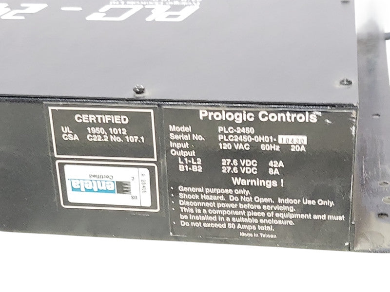 PROLOGIC CONTROLS PLC-2450 SWITCHING POWER SUPPLY, READ _