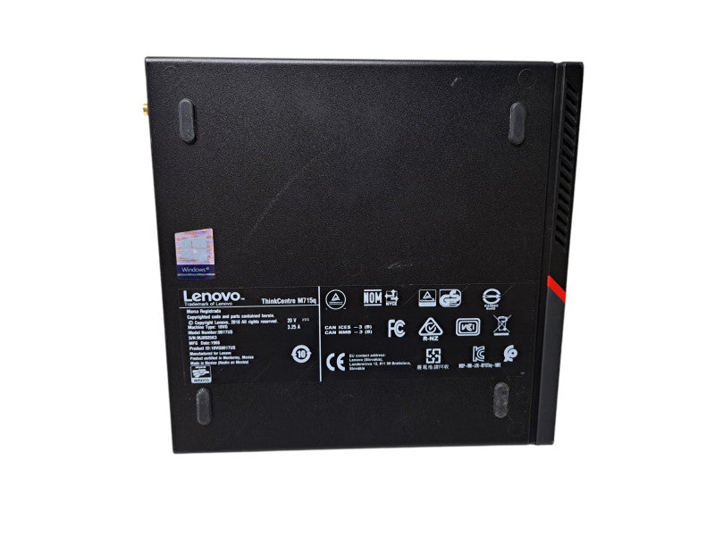 Lenovo M715q USFF | Ryzen 3 PRO 2200GE @3.20GHz, 8GB Ram, Wi-Fi, No HDD's