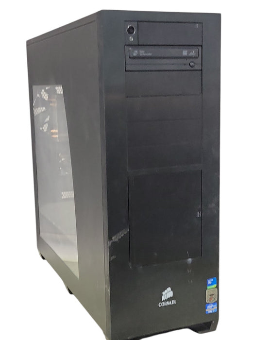 Corsair computer Full Tower ATX Case  with 750W PSU, Glass side cover _
