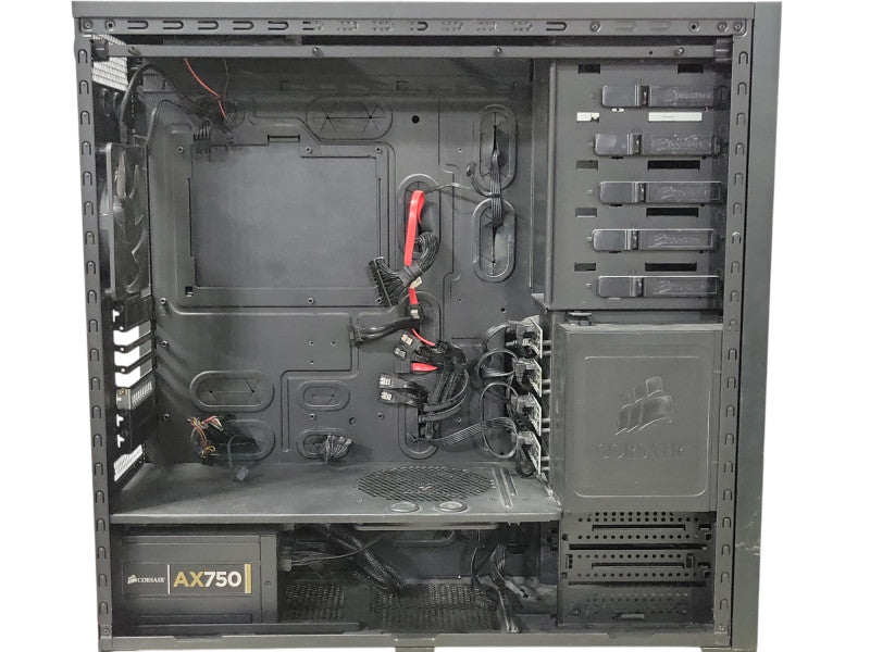 Corsair computer Full Tower ATX Case  with 750W PSU, Glass side cover _