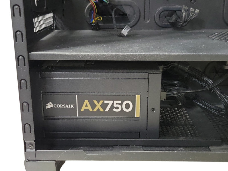 Corsair computer Full Tower ATX Case  with 750W PSU, Glass side cover _