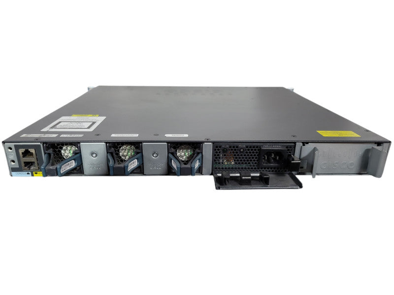 Cisco WS-C3650-24PS-L, 24 Port PoE+ Gigabit Switch + 1x PSU & 4X1G !