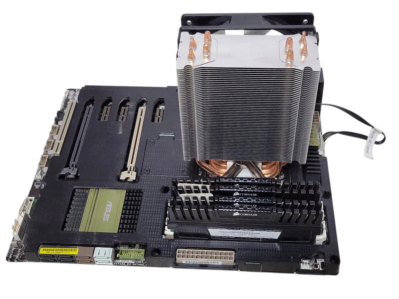 asus sabertooth P67 board with Core I7-2600K CPU, 16GB RAM, I/O Back Cover _