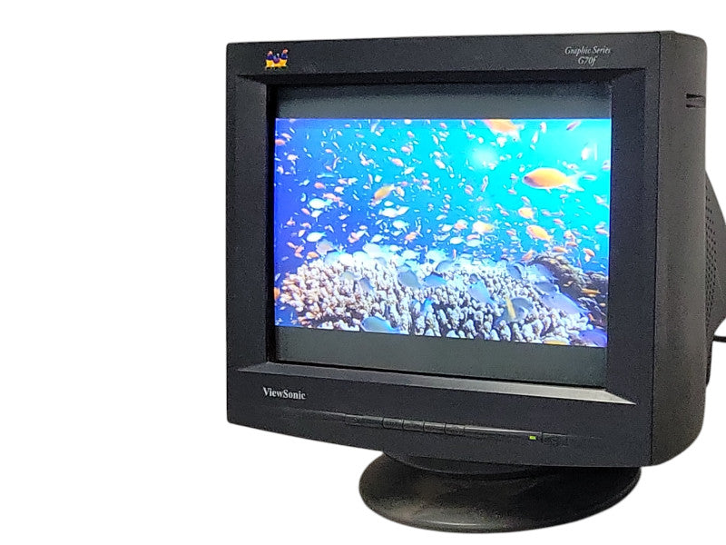 ViewSonic G70f 17" CRT Monitor with stand _