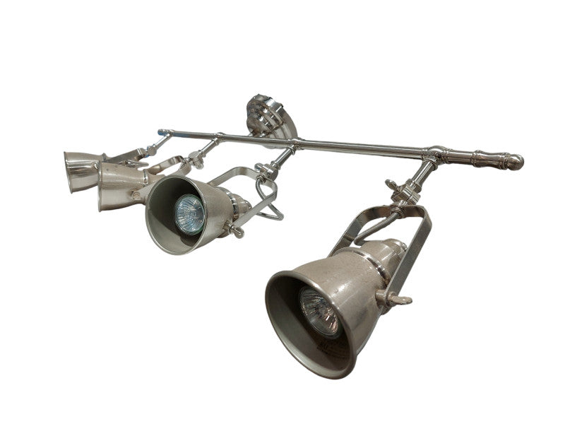 Stainless Steel 4-Post Directional Decrotive Row Light  =