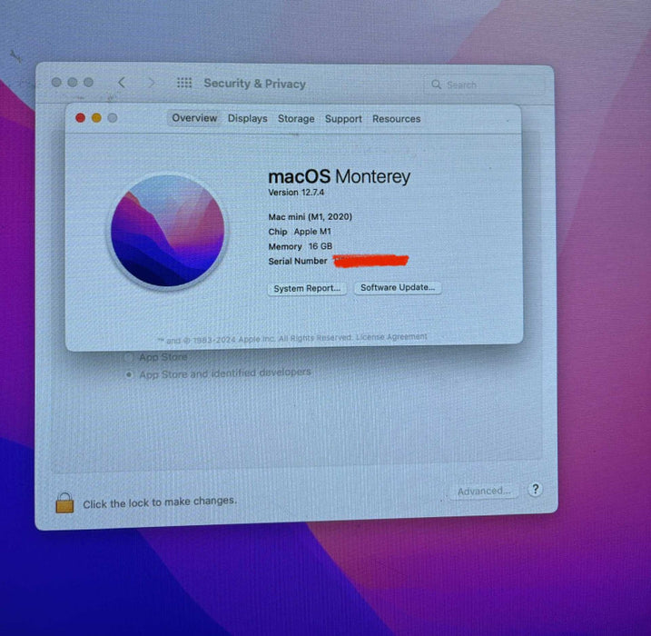 Apple Mac Mini M1 2020 16GB RAM 256GB SSD
