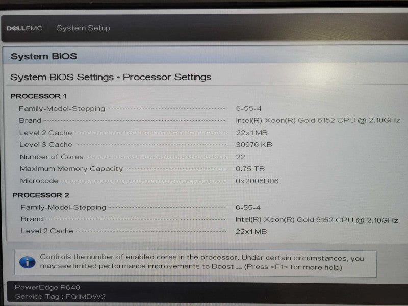 Dell PE R640 1U 3.5" | 2x Xeon Gold 6152 | 64GB DDR4 | No HDD | H740P Mini  !