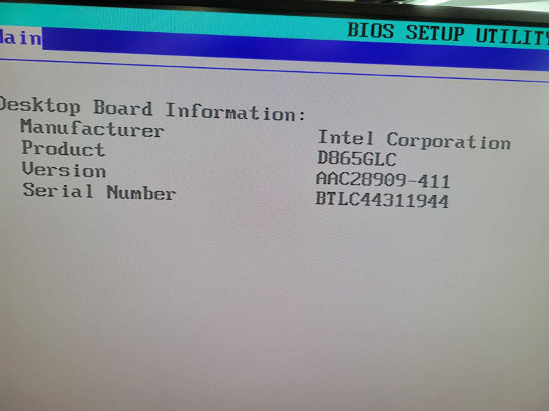 Intel Pentium 4 3.20E w/ HT Intel D865GLC 512MB DDR + I/O Plate %