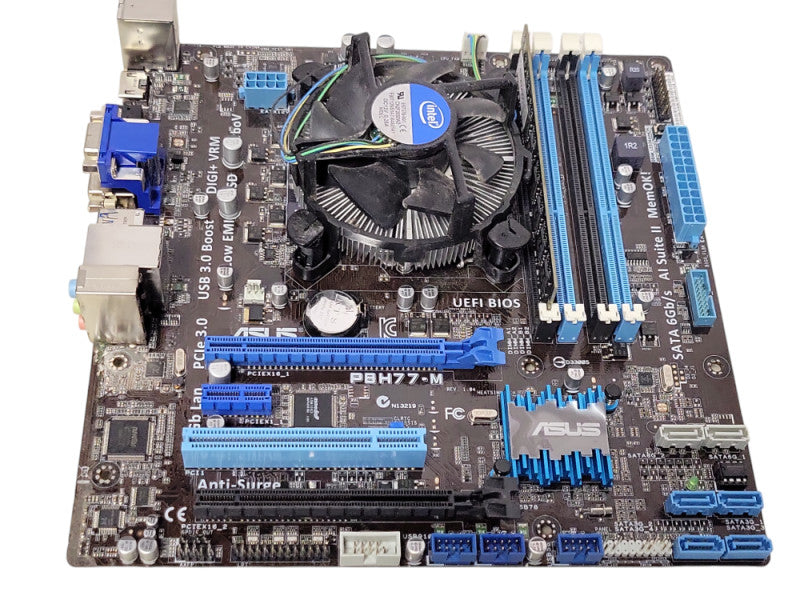 Asus P8H77-M PRO LGA1155 Mobo w/ Core i5-3450 3.10GHz CPU + 8GB DDR3 RAM _