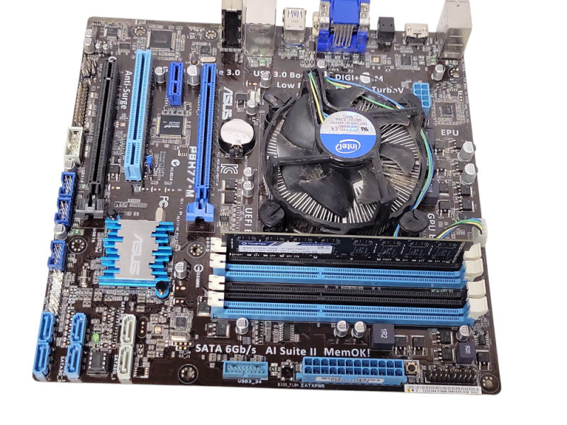 Asus P8H77-M PRO LGA1155 Mobo w/ Core i5-3450 3.10GHz CPU + 8GB DDR3 RAM _