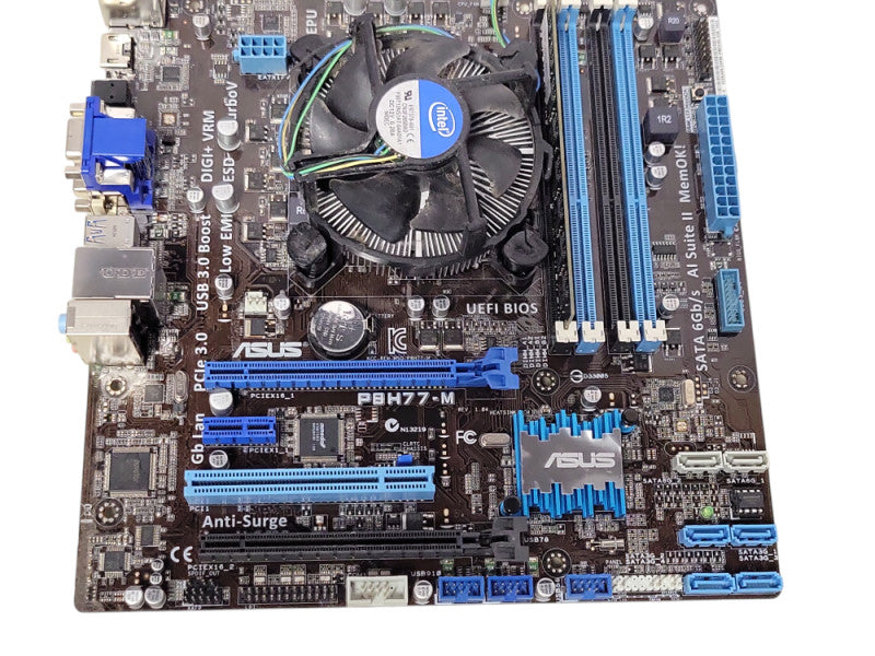 Asus P8H77-M PRO LGA1155 Mobo w/ Core i5-3450 3.10GHz CPU + 8GB DDR3 RAM _