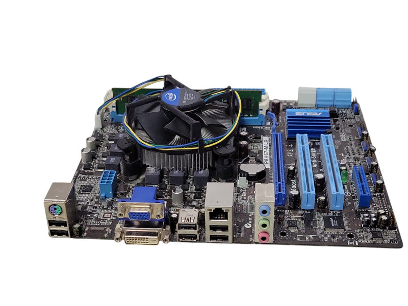 ASUS P8H67-M LX LGA1155 Motherboard Combo w/ Core i5-2400 8GB RAM _