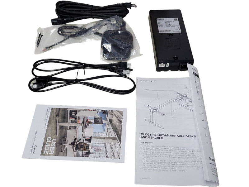 Linak Adjustable Bed Base Adapter Replacement Power Cord Kit KITSC-PF2000B- Q_