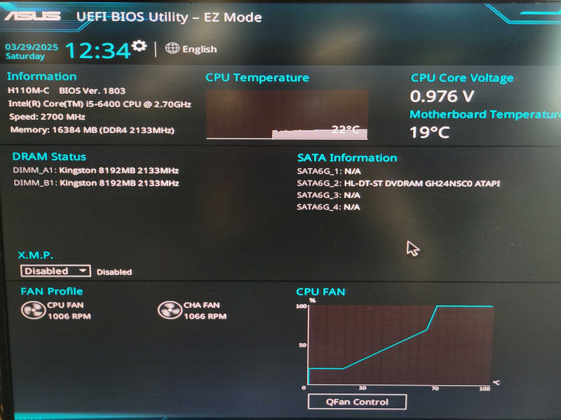 Intel Core i5-6400 ASUS H110M-C 16GB DDR4 + I/O Plate %