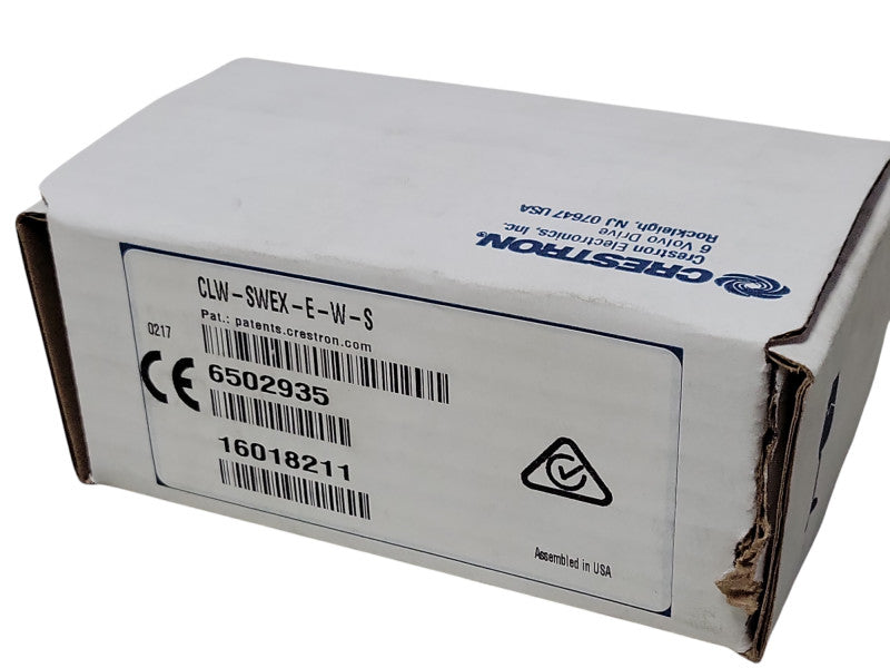 New Open-Box Crestron CLW-SWEX-E-W-S In-Wall Switch Q_