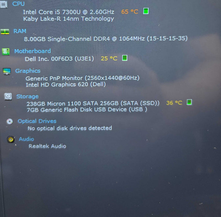Dell Latitude 7480 TOUCH Core i5-7300U@2.6GHz 8GB RAM 256GB SSD  Lap200
