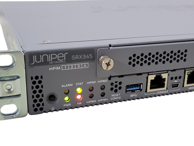 Juniper Networks SRX345 Security Services Firewall with Rack Ears, READ _