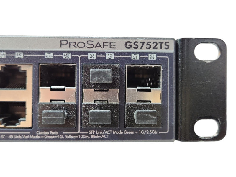 NetGear ProSafe GS752TS 48-Port Gigabit Smart Managed Switch