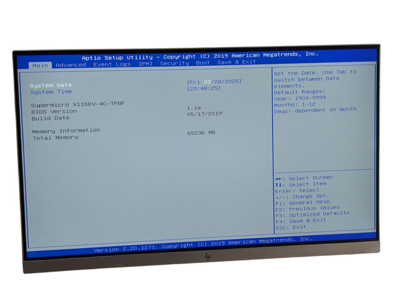 Supermicro 505-2 Low Power Server X11SDV-4C-TP8F Xeon D-2123IT 64GB RAM  -