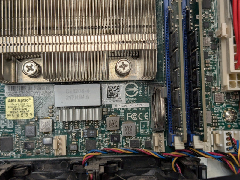 Supermicro 505-2 Low Power Server X11SDV-4C-TP8F Xeon D-2123IT 64GB RAM  -